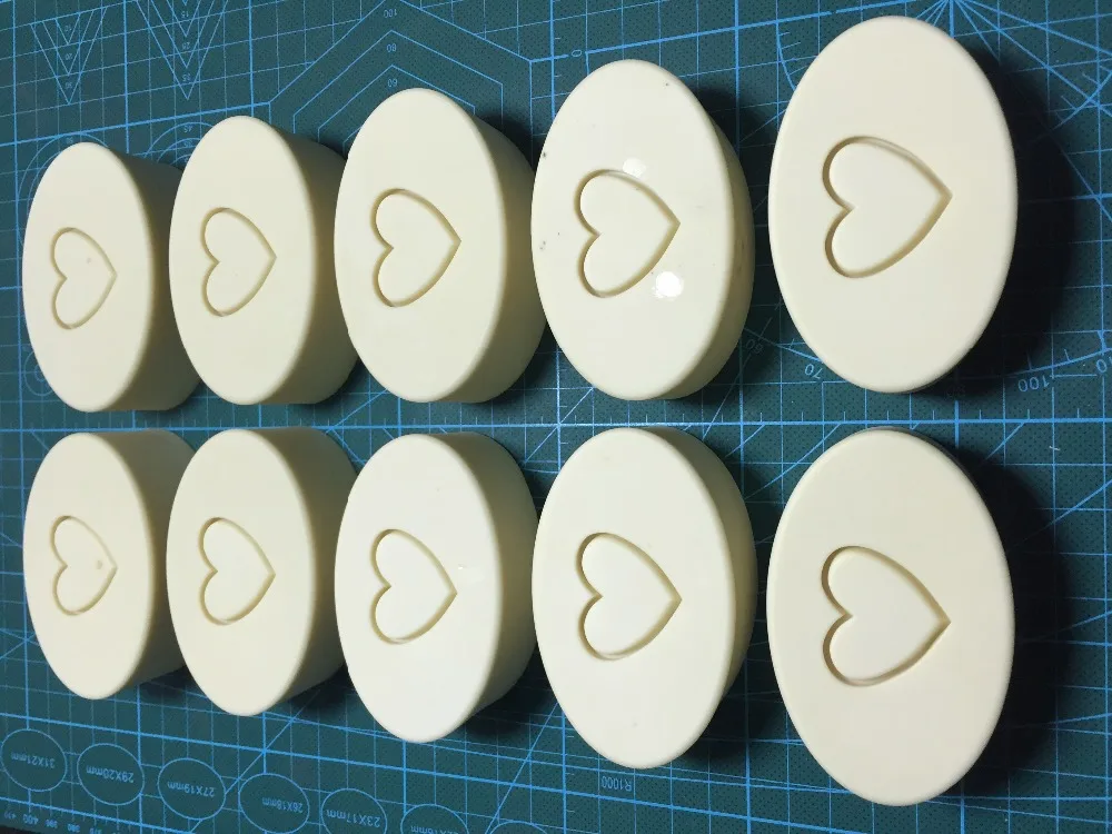 Silicone mold heart, silicone mold for soap , Handmade soap mold ,in