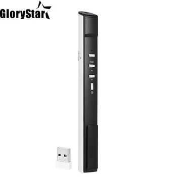 

G7 Laser Pointer RF 2.4GHz USB Wireless Presenter Laser Remote Control for Powerpoint Presentation Teaching Meeting
