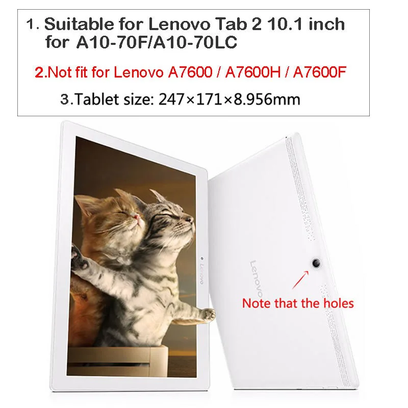 Чехол для планшета lenovo Tab2 A10-70F A10-70 4G 10,1(не для A7600) Вращающийся Кожаный чехол с подставкой+ Защитная пленка для экрана+ стилус