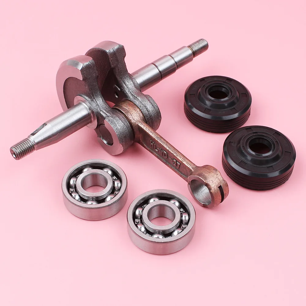 Crankshaft Crank Shaft For Husqvarna 136 137 141 142 Bearing Oil Seal