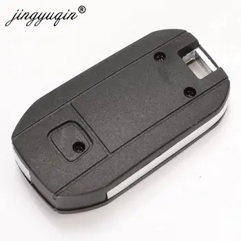 Keyforkess 2/3/4 pulsanti custodia a conchiglia pieghevole a vibrazione modificata a distanza per Honda CRV Fit Accord Civic Fob Cover - Jingyuqin 2 3 4 pulsanti custodia a conchiglia pieghevole a vibrazione modificata a distanza per