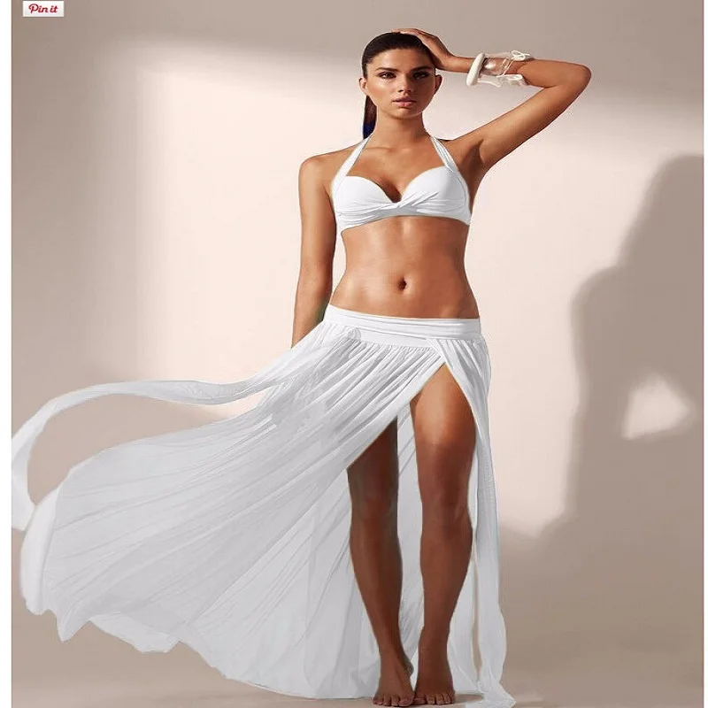Long skirt bathing suit Clearance