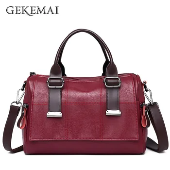 

Brand Vintage Tote Bag Women Shoulder Bags Female Top-handle Bags Luxury Handbags Designer Leather Bag Ladies Handbag Sac A Main
