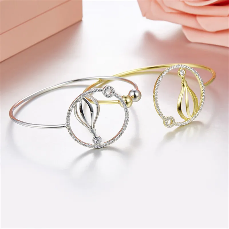 Rosso Alberi di Disegno di Marca Reale 925 Gioielli In Argento Del Polsino Dei Braccialetti Per La Donna di Modo Alla Moda 925 D'argento Del Braccialetto Del Braccialetto del Commercio All'ingrosso
