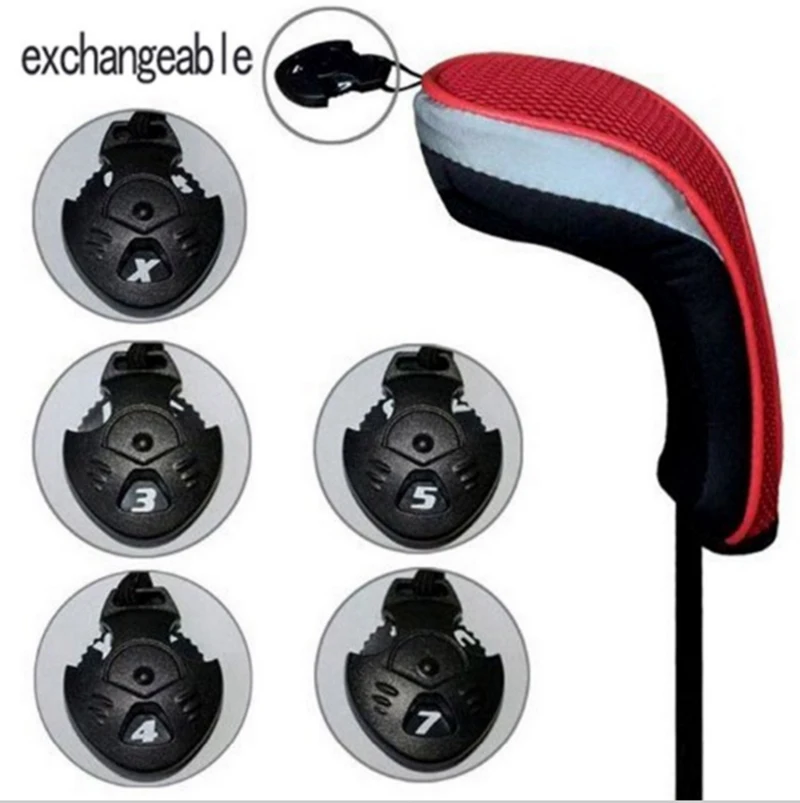 جولف كلوب الهجين سائق ut نادي أغطية الرأس شحن مجاني الخشب headcovers 1 ، 3 ، 5 ، 2fairway ودز الغولف مجموعة ل كلوي 4 قطعة/السلع