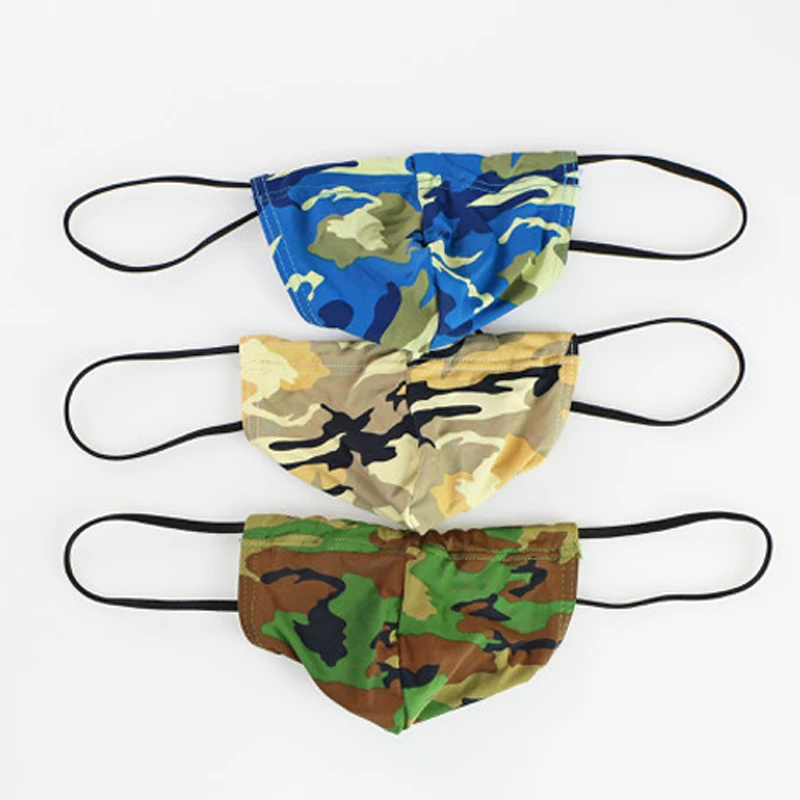 Сексуальное мужское нижнее белье Gay Jockstrap камуфляжные стринги и модные мужские