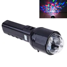 Dj Laser Machines Disco Light Stage Colorful Crystal LED RGB Flashlight Dual Use 3W