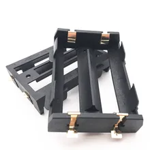 1 шт./лот 26650 держатель батареи SMT SMD, высокое качество позолоченный для 2x26650 3,7 V SMT26650-D