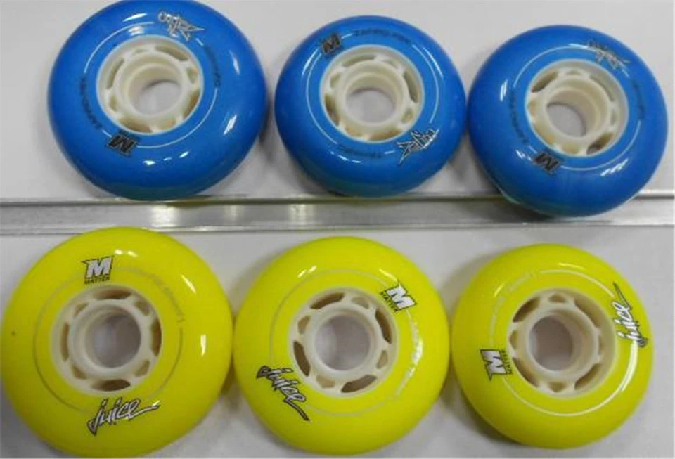 Japy Skate Powerslide EVO Matter колеса желтый 72 76 мм F1/желтый 80 мм синий F0 слалом тормозной ролик катание шины SEBA IGOR