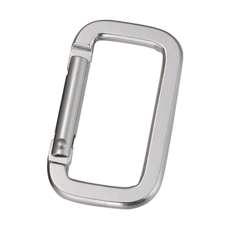 Climbing Buckle Rectangle Shape Carabiner Alloy KeyChain Clasps Key Ring 1/5PCS 