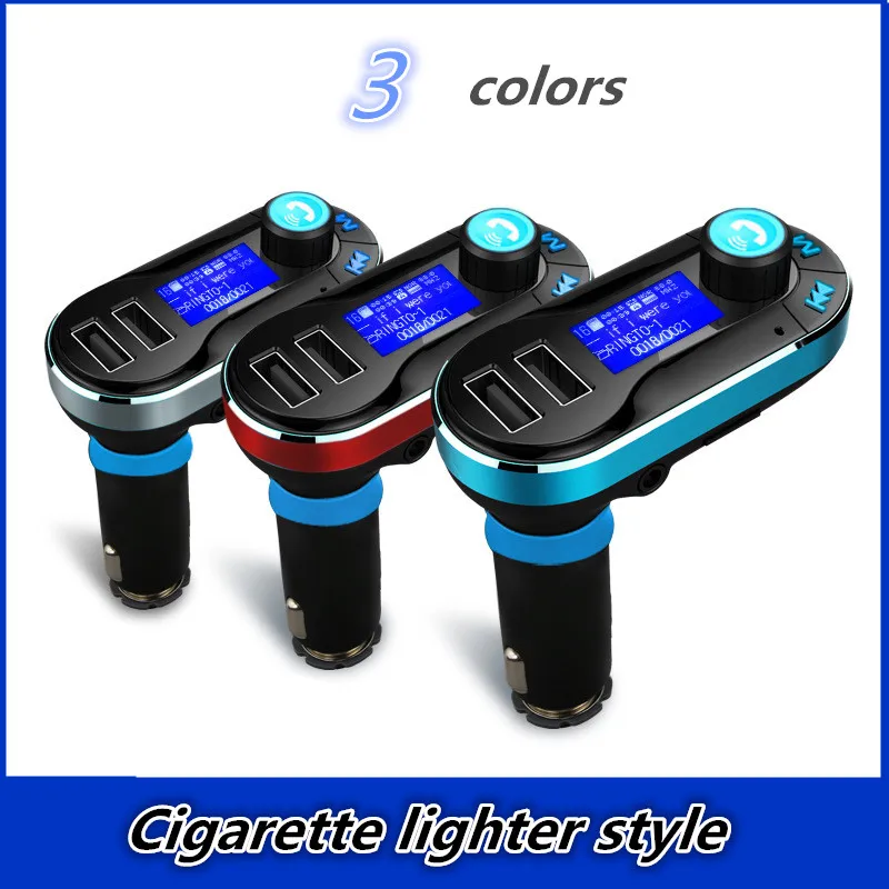Cigarette lighter style Car Bluetooth hands free Kit AUX FM transmitter