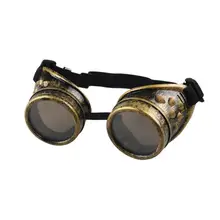 Новое поступление унисекс солнцезащитные очки в винтажном стиле стимпанк очки сварочные панк очки косплей горячая Распродажа lunetes de soleil# J05