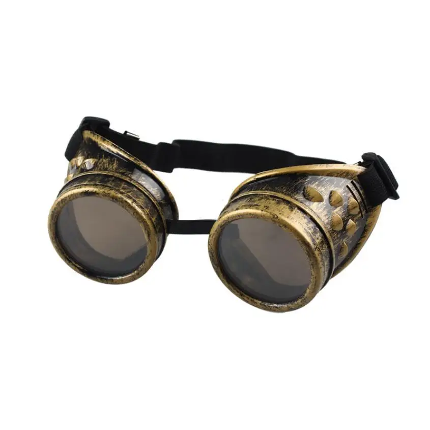 

2019 New Arrival Unisex Sunglasses Vintage Style Steampunk Goggles Welding Punk Glasses Cosplay Hot Sale Lunettes de soleil #J05