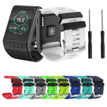 

Silicone Watch Band Sport Wrist Strap Bracket Replacement for Garmin Vivoactive HR Smart Watch Accessories