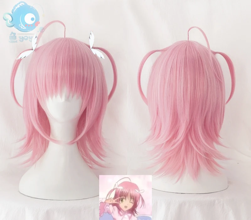 Аму Хинамори косплей парик Shugo Chara! Doki вечерние Miki Suu Ran прямые косички аниме розовые синтетические волосы для взрослых