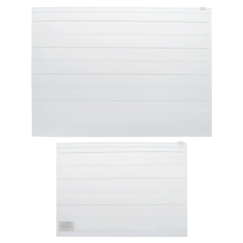 

PVC Folders for A4 Documents Clear Transparent A4 A5 Folder Waterproof Stationery Case Zipper Office School Stationery