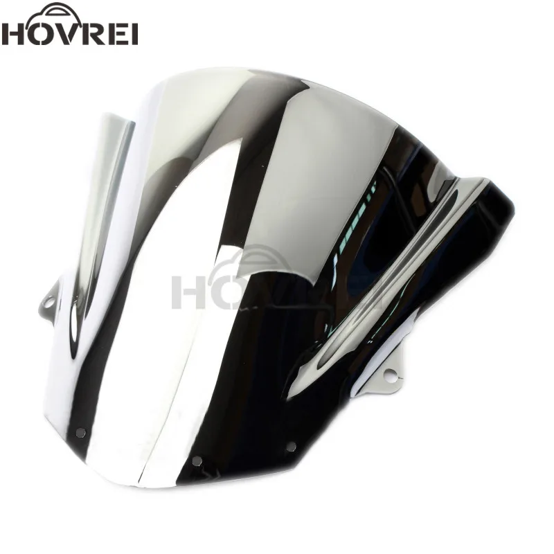 Ветровой экран на лобовое стекло с двойными пузырьками для Kawasaki ZX6R 2009 2010 2012 ZX10R 2008