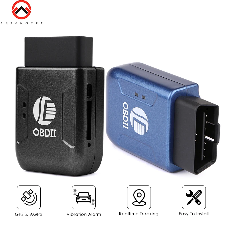 Мини GPS трекер для автомобиля TK206 GSM GPRS OBD II в реальном времени четырехдиапазонный