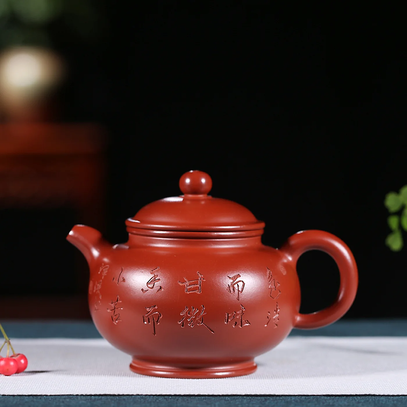 

Pottery Teapot Full Manual Wall Chapter Magic Lamp Teapot Kungfu Online Travel Tea Set Gift Infusion Of Tea Kettle Wholesale