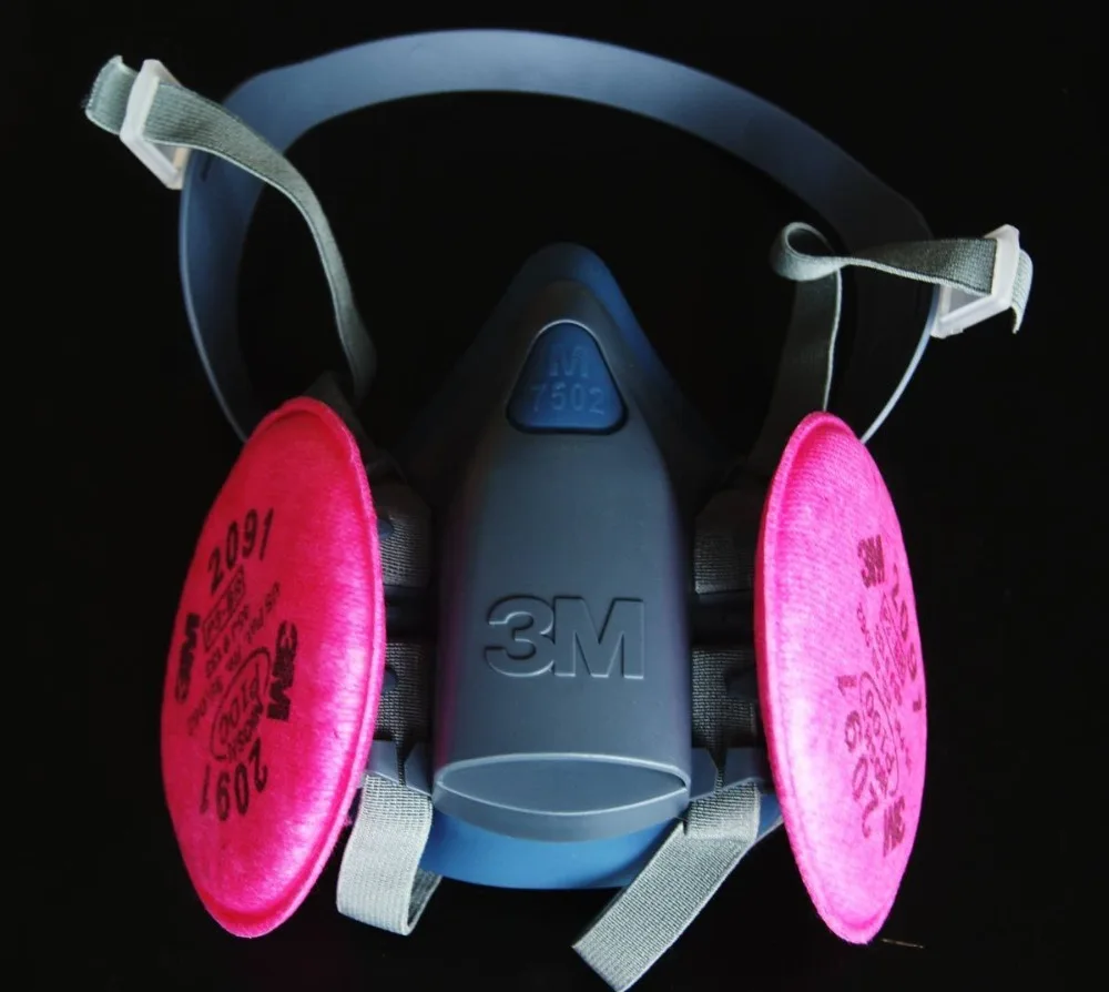 3M 7502 Respirator Mask 17 in 1 Suit Industry Painting Spray Dust Gas Mask With 3M 501 5N11 6001CN Chemcial Half face Mask 3M 7502 Respirator Mask 17 in 1 Suit Industry Painting Spray Dust Gas Mask With 3M 501 5N11 6001CN Chemcial Half face Mask