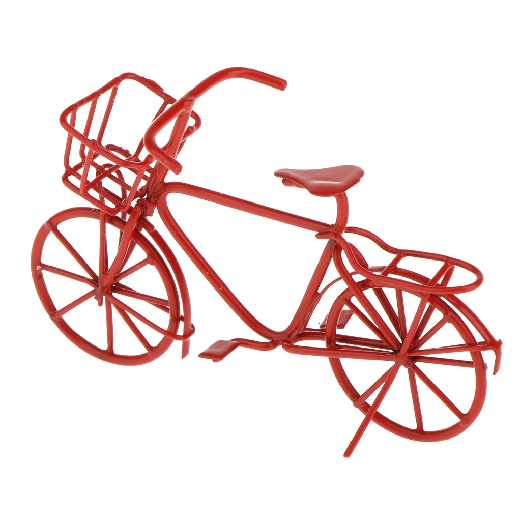 1:12 Dollhouse Miniature kid bicycle pink
