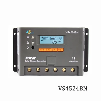

Solar Charger controller VS4524BN 45A 12V 24V EP PWM Viewstar Programmable charger Regulators support MT50 WIFI Bluetooth elog01
