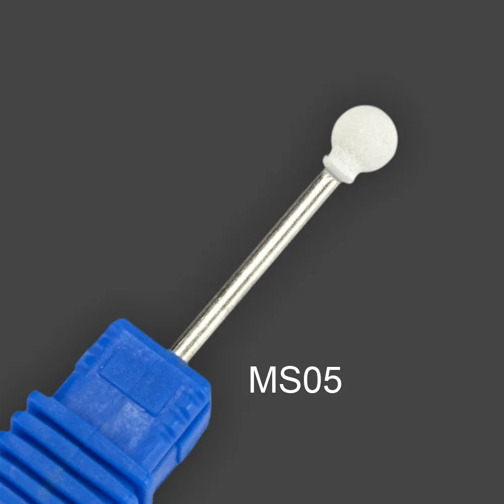 1 шт 10 стилей керамический камень резак для маникюра фрезерование электрическое сверло для ногтей 3/3" инструмент для чистки ногтей пилочка для TRMS01-10 - Цвет: MS05