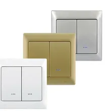 Умный дом 230 В 868,42 мГц Z-WAVE двойной переключатель TZ66D 868,42 мГц ЕС частоты