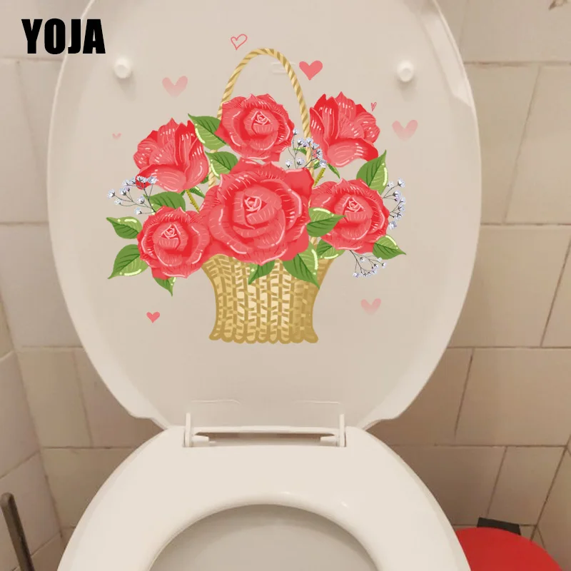 YOJA 22.8x22.6 см красная романтическая роза Корзина для спальни настенный Декор