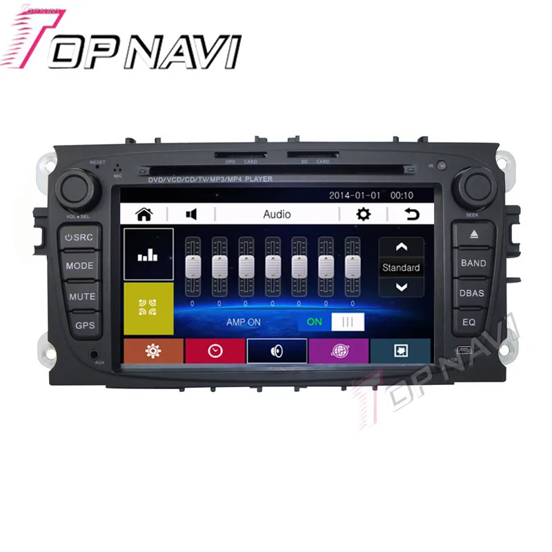 Top Topnavi Black 7" Car DVD GPS For Ford Focus/Mondeo/S-MAX/Connec Car Radio Multimedia Audio Stereo In Dash,Wince System 18