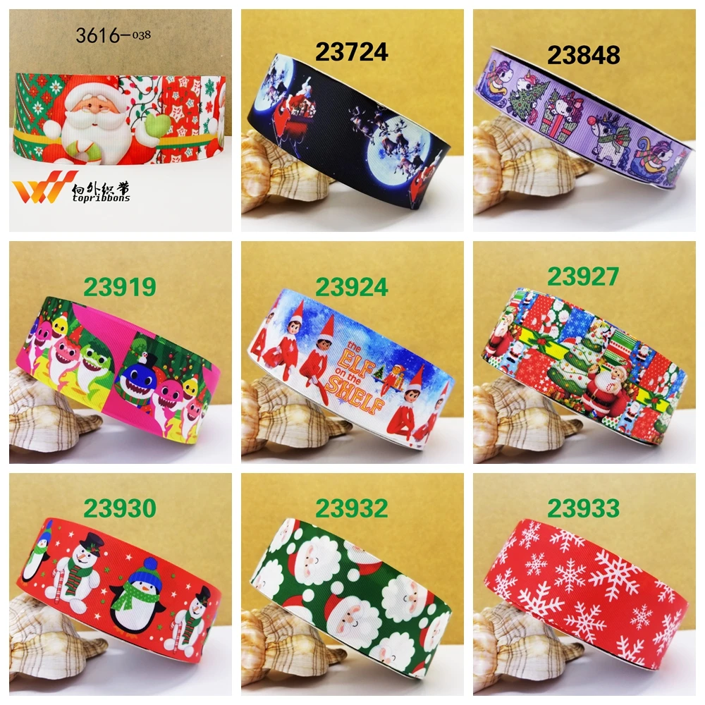 

Free shipping 2018 new arrival 50yards cartoon printed grosgrain ribbons 23927