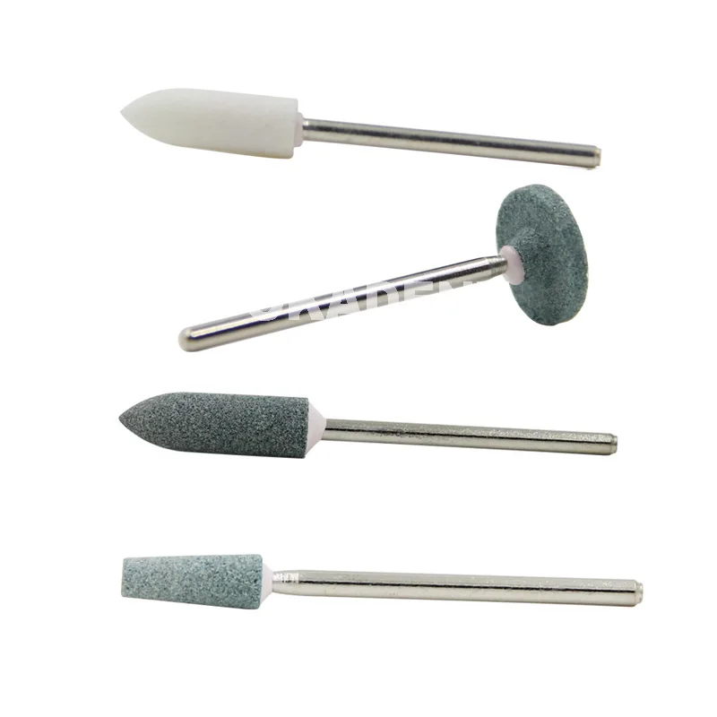 100 pcs Dental Denture Polishing Grinding Sand Stone Materials Teeth