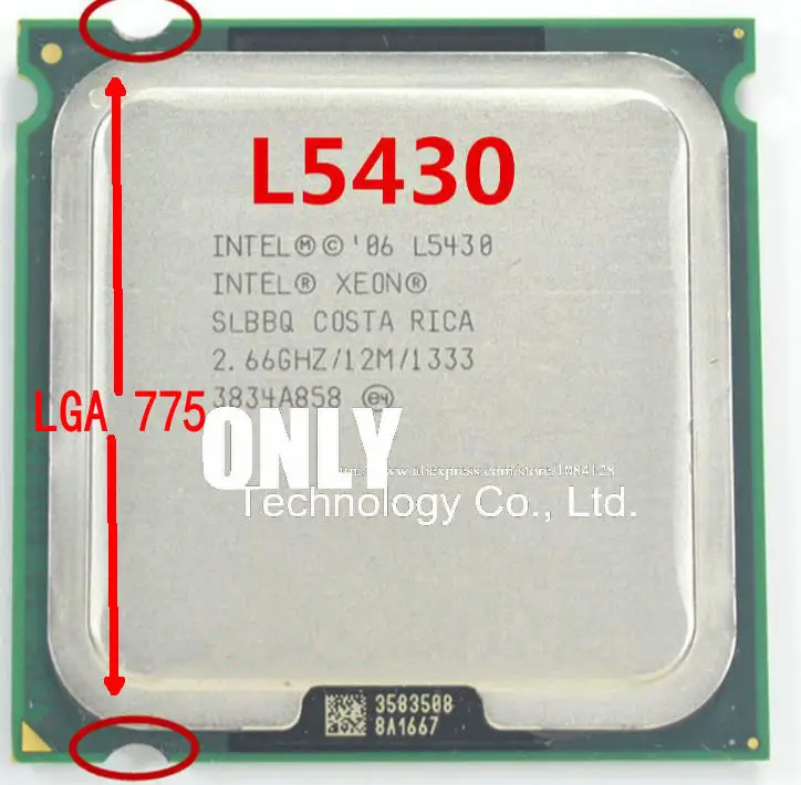 L5430 2,66 GHz/12 M/1333 Mhz/cpu равный LGA775 четырехъядерный Q8200 Q830000 Q8400 cpu, работает на материнской плате без адаптера