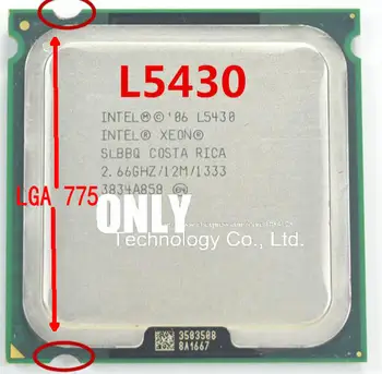 

free shipping L5430 2.66GHz/12M/1333Mhz/CPU equal to LGA775 Quad-Core Q8200 Q830000 Q8400 CPU,works on mainboard no need adapter