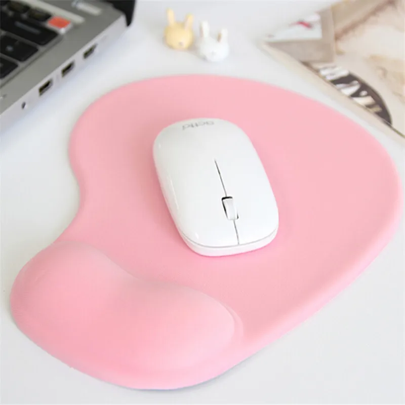 

Silicone Mouse Pads Anti-slip With Wrist Rest Support 3D Mouse Mat Wrist Comfort Hand Pillow Memory Cotton Gaming Pad