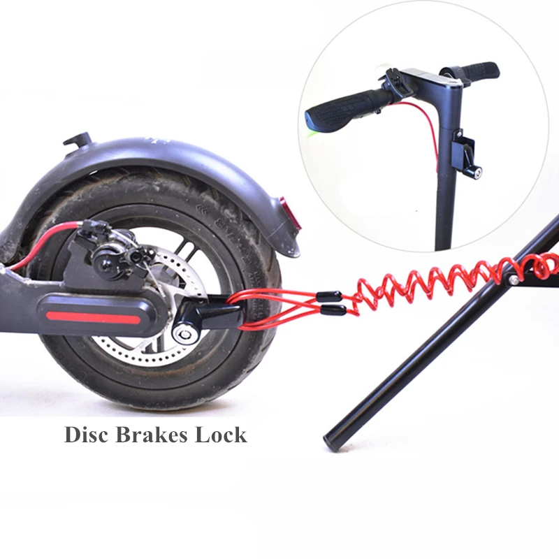 Anti Theft Disc Brakes Lock with Steel Wire for Mini Xiaomi Mijia M365