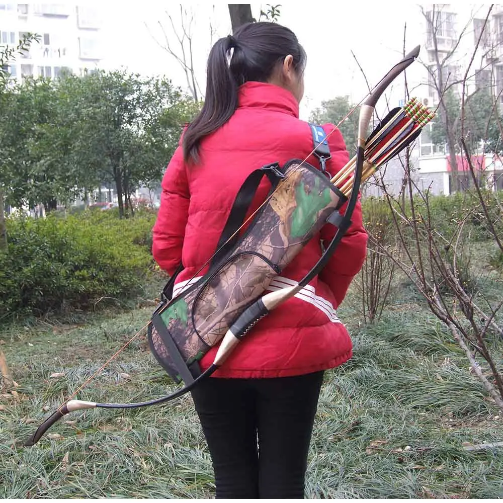 Brand Outdoor Archery Bow Arrow Holder Belt Quiver Strap Back Side