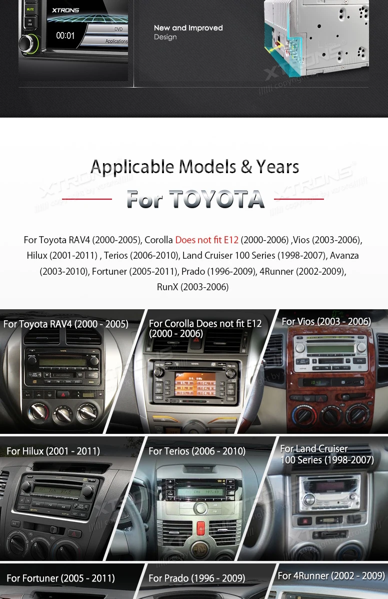 Sale 6.2" Car DVD for Toyota Prado 1996-2009 & Tarago 2006-2011 & Terios 2006-2010 & Vitz 2003-2010 with Original UI/Appearance 18 Sale 6.2" Car DVD for Toyota Prado 1996-2009 & Tarago 2006-2011 & Terios 2006-2010 & Vitz 2003-2010 with Original UI/Appearance 18