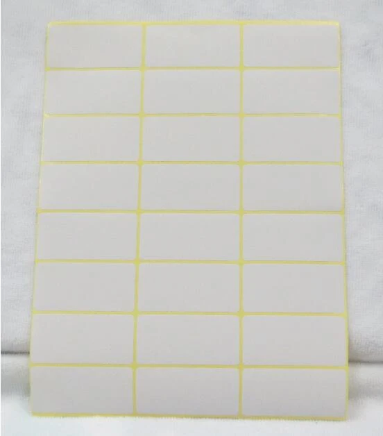 Etichette adesive bianche piccole semplici adesivi prezzo