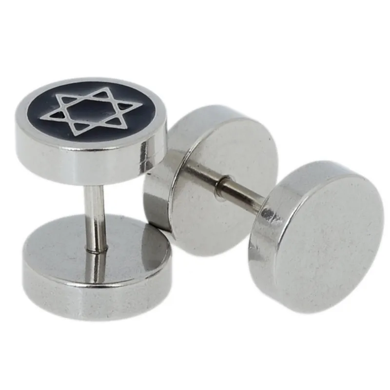 2 шт./лот в стиле панк готика из нержавеющей стали|body piercing jewelry|piercing jewelryear plugs stretchers