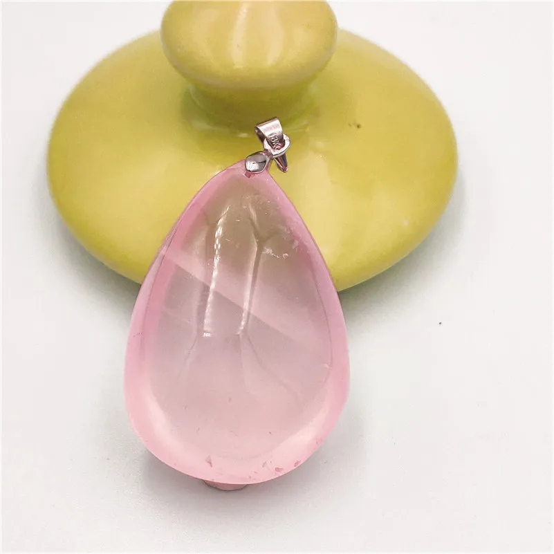 Rose Quartz Pendant Clear Mozambique (5)