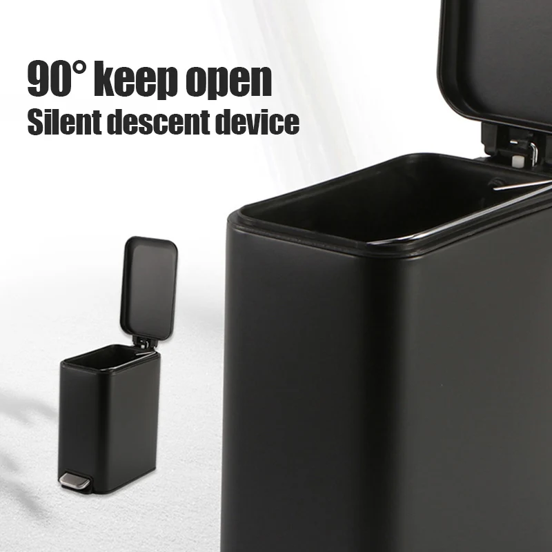 Best Price 5L Rectangular Small Stainless Steel Step Trash Can Wastebasket Garbage Container Bin for Bathroom -Drop Best Price 5L Rectangular Small Stainless Steel Step Trash Can Wastebasket Garbage Container Bin for Bathroom -Drop