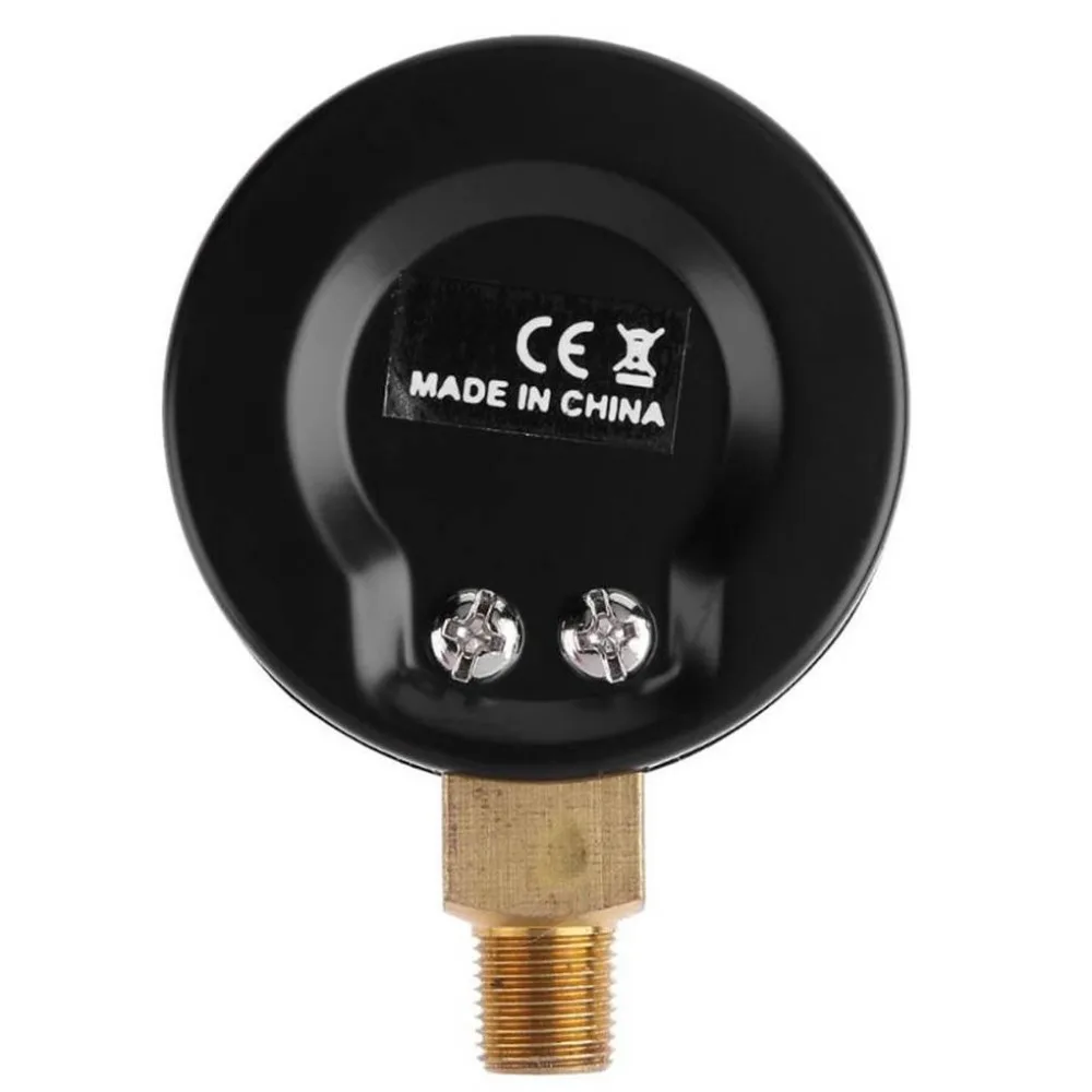 Манометр 1/2 дюйма NPT Боковое крепление 0 200psi 14bar манометр циферблат воздушный
