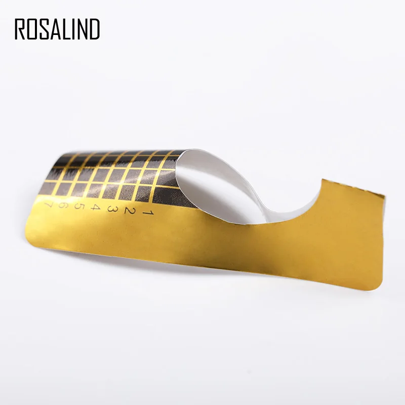 ROSALIND формы для наращивания ногтей французского маникюра наклейки 100 шт./лот
