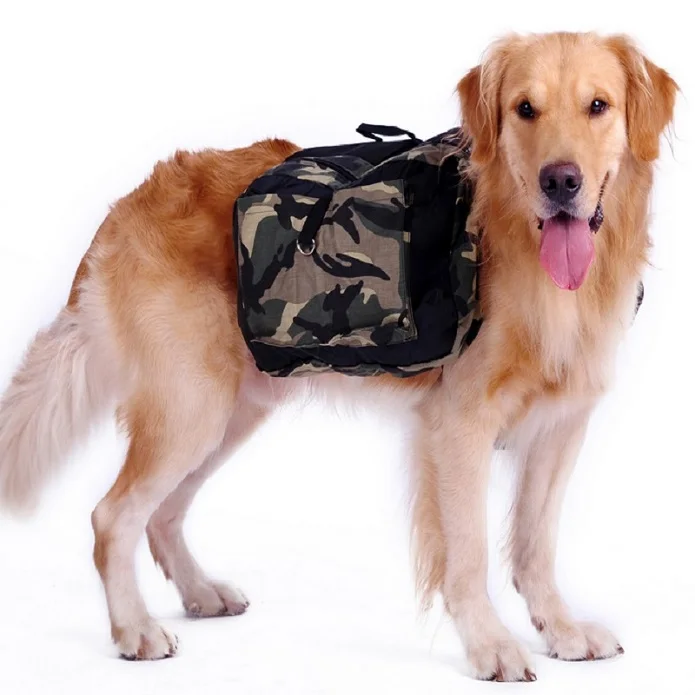 Уличная большая сумка для собак, рюкзак-переноска, седельные сумки, камуфляжные сумки для больших собак, переноски для путешествий, для пеших прогулок, тренировочный товар для домашних животных
