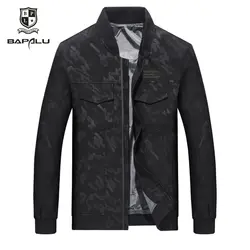 Демисезонный Новая куртка Для мужчин куртка Тонкий тонкий шить куртка с принтом Мужская Мода Повседневная куртка пальто JK701