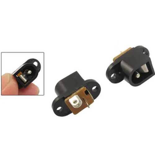 

WSFS Hot Sale 5 Pcs 2.1x5.5mm Female DC Power Plug Jack Socket Black