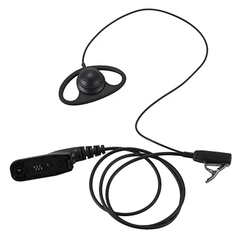 

ABSQ D Shape Earpiece Headset Mic for Motorola XPR6500 XPR6550 XPR6580 APX7000 APX6000 Radio Security Door Supervisor