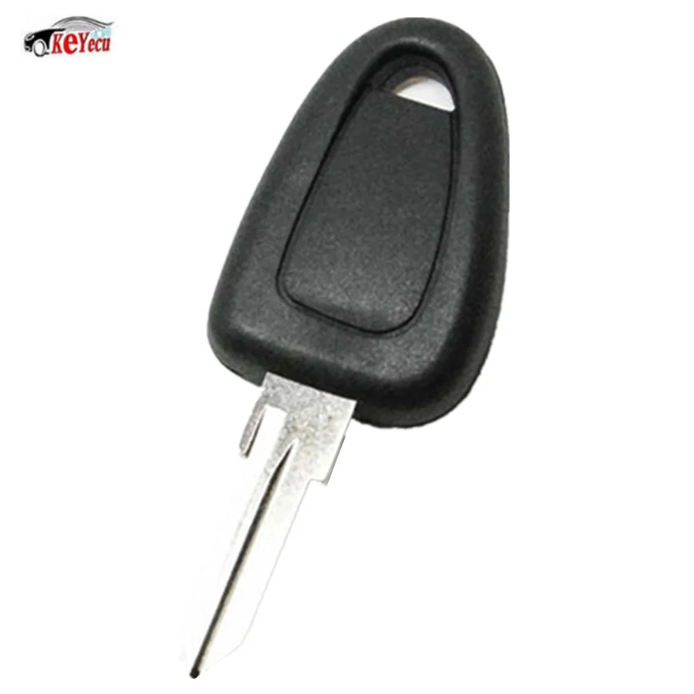 

KEYECU Replacement Transponder Car Key Shell Case Fob +Uncut Blank Blade GT10 for Fiat IVECO DUCATO