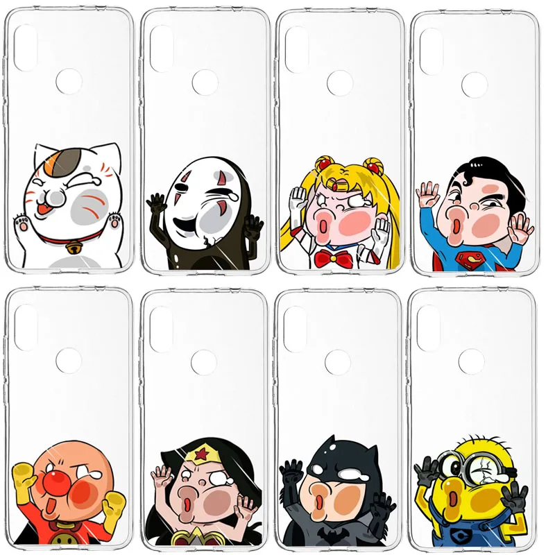 Cute Funny SuperHero Batman Stitch comics Soft Silicon Phone Case For Redmi NOTE5A NOTE5 Pro Xiao mi 8 SE | Мобильные телефоны и